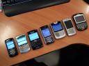 Las últimas Blackberrys que he tenido